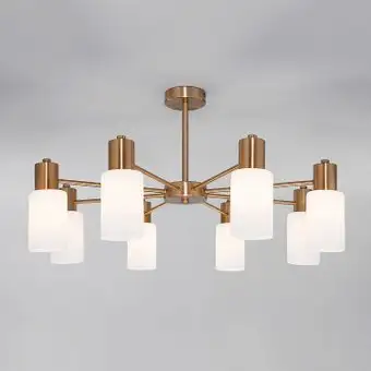 Люстра средней высоты Евросвет Vegga1 a057109 латунь – изображение в каталоге