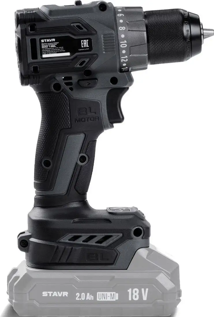 Дрель-шуруповерт Ставр 18V UNI-M SDD 18BL (без АКБ) – фото товара