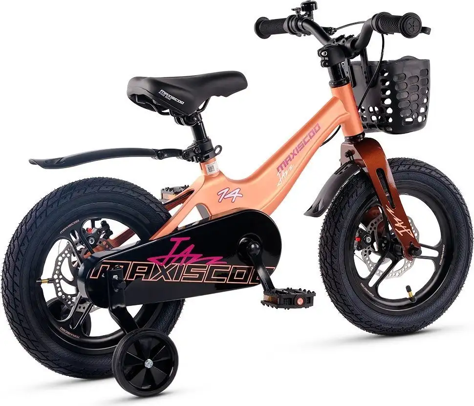 Детский велосипед Maxiscoo Jazz Pro 14 2025 MSC-J1441P (пудра, разобранный) – фото товара