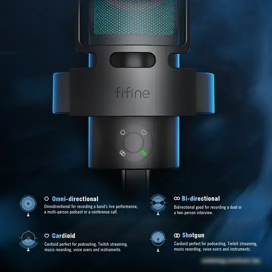 Проводной микрофон FIFINE A8 Plus – фото товара