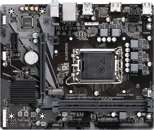 Материнская плата Gigabyte H610M K DDR4 – фото товара