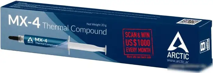 Термопаста Arctic MX-4 ACTCP00001B (20 г) – фото товара