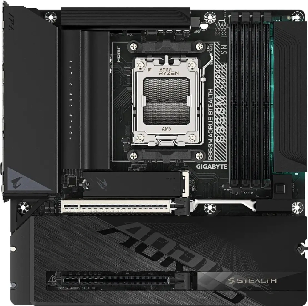 Gigabyte B850M Aorus Stealth (rev. 1.0) – изображение в каталоге