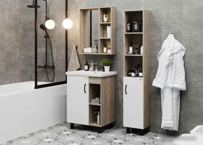 Мебель для ванных комнат Onika Тумба под умывальник Тимбер 60.01 106115 – фото товара