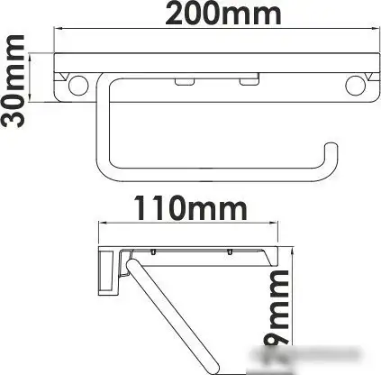 Держатель для туалетной бумаги Wasserkraft K-1425 – фото товара