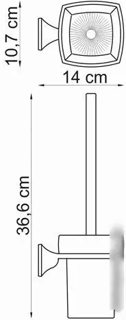 Ершик для унитаза Wasserkraft Wern K-2527 – фото товара
