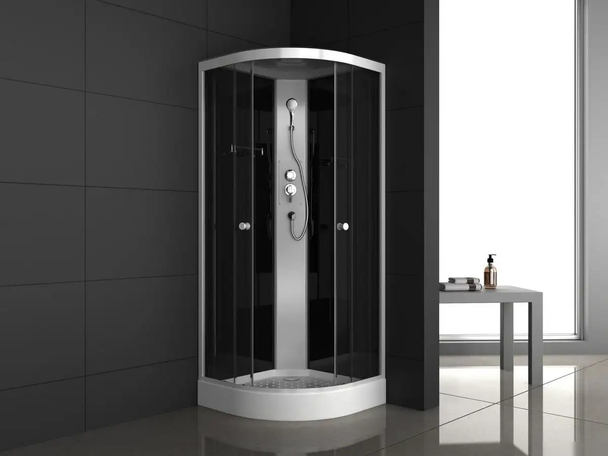 Душевая кабина Oda 8520NT (черный/тонированное стекло) - фото товара