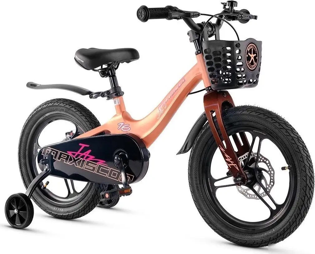 Детский велосипед Maxiscoo Jazz Pro 16 2025 MSC-J1641P (пудра, разобранный) – фото товара