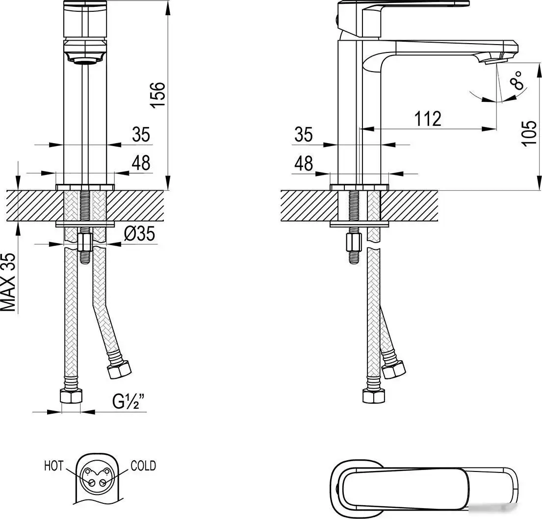 Смеситель Lemark LMF-1012B-C - фото товара