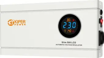 Стабилизатор напряжения Kiper Power Slim 500 LCD – изображение в каталоге