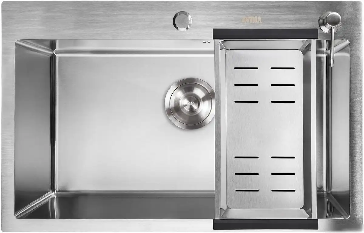 Кухонная мойка Avina HM7048 (нержавеющая сталь) - фото товара