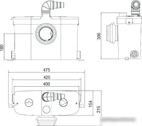 Канализационная установка Jemix STP-Optima - фото товара