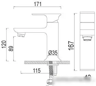 Смеситель Gerhans K08 11008 - фото товара