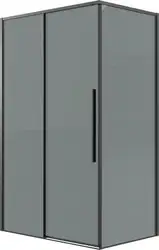 Душевой уголок Grossman Galaxy 100x70x195 120.K33.01.1070.21.10 (черный матовый/тонированное стекло)