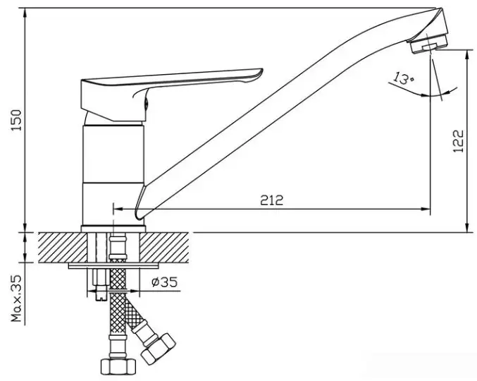 Смеситель Esko Lagos LG 05 - фото товара