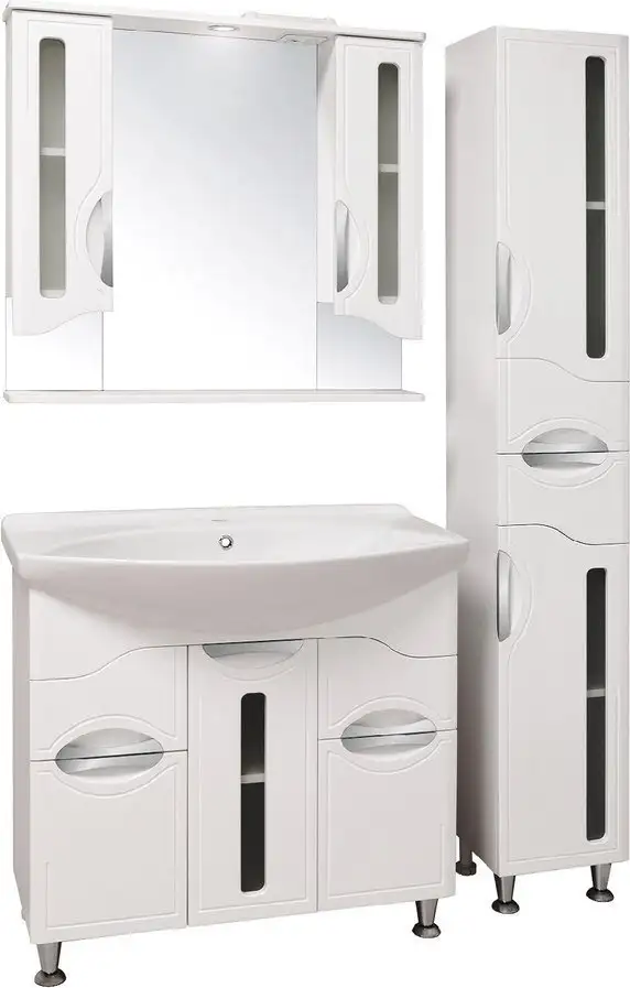 Runo Тумба с умывальником Runo Толедо 75 + Стиль 75 (напольная) – фото товара