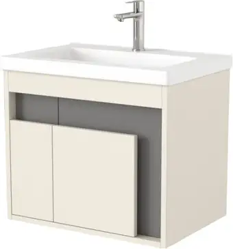 Дабер Тумба под умывальник 016 Тобага/Эридан/Артвин 60 Т16.6Т.0.19 (бежевый/серый) – изображение в каталоге