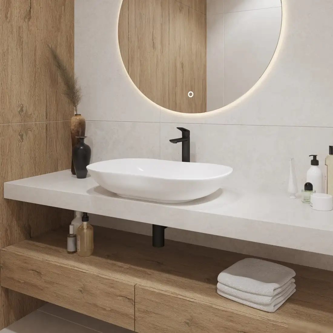 Умывальник Lauter 21570 + клапан 21190CH - фото товара