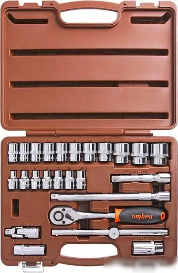 Набор торцевых головок Ombra 911225 25 предметов – фото товара