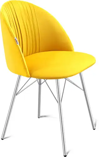 Стул Sheffilton SHT-ST35-1/S64 (имперский желтый/хром лак) – изображение в каталоге