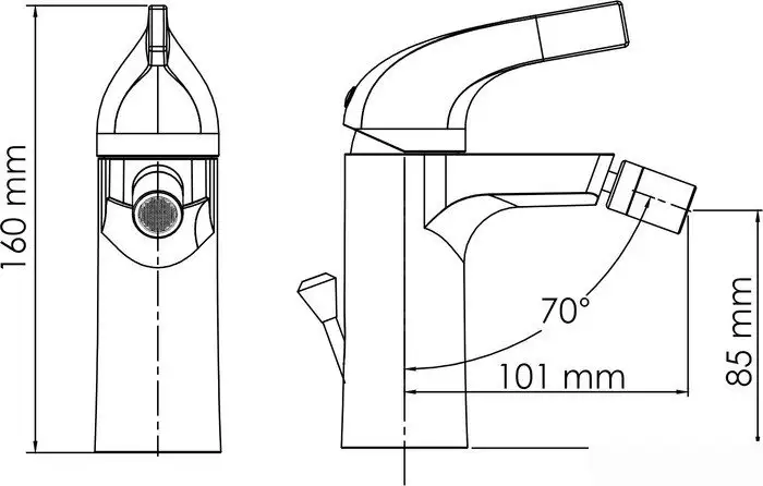 Смеситель Wasserkraft Sauer 7106 - фото товара