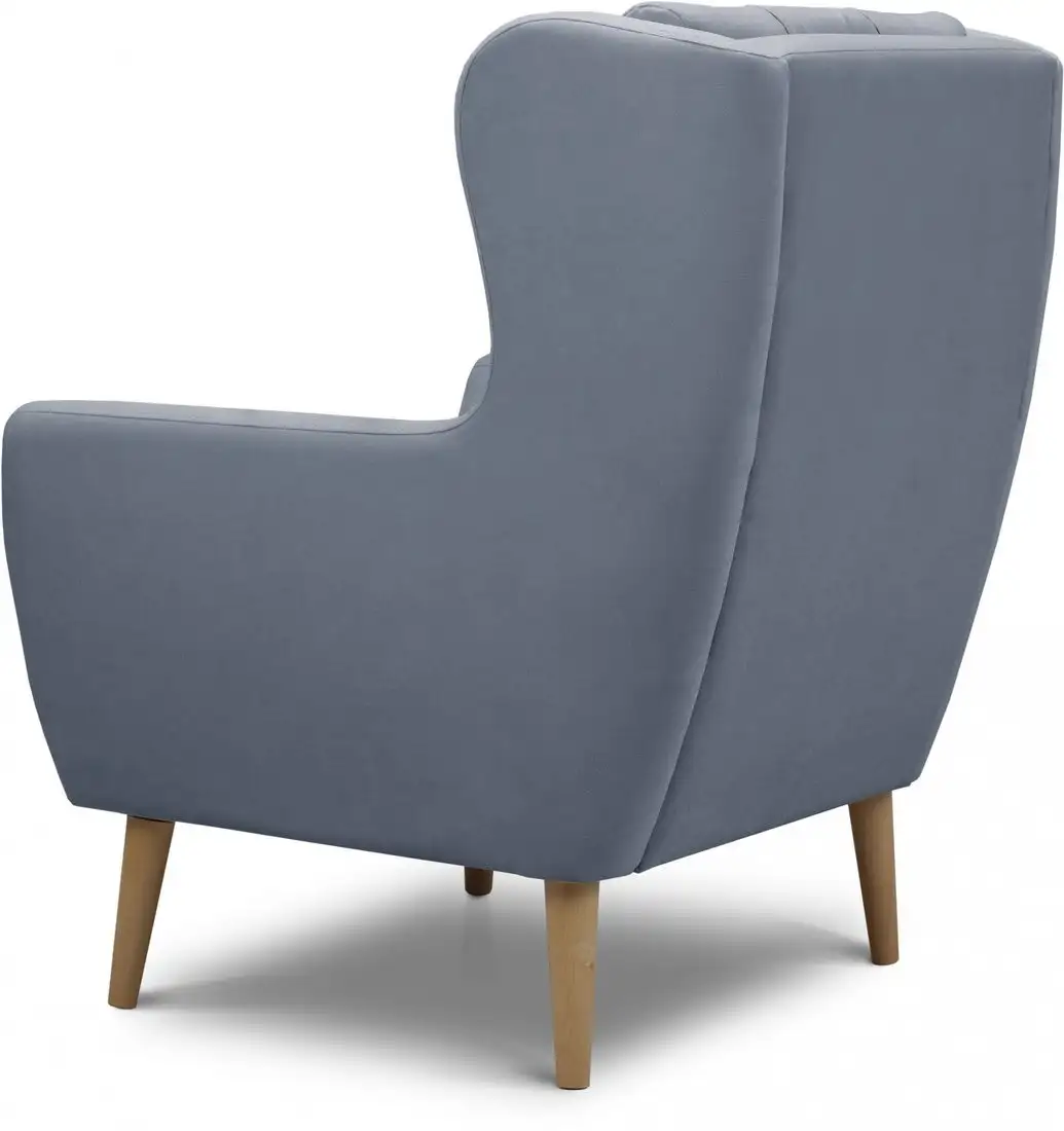 Интерьерное кресло Mio Tesoro Фиджи (Velutto 12/натуральное дерево) – фото товара