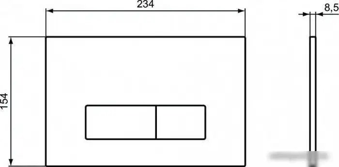 Панель смыва Ideal Standard ProSys Oleas M2 R0121AC (белый) – фото товара
