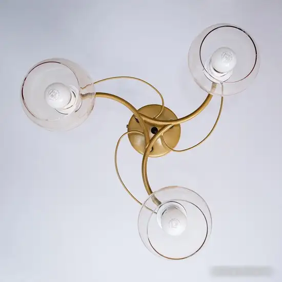 Люстра средней высоты Элетех Лия/3 НПБ 01-3x60-187 1005404364 (золото)