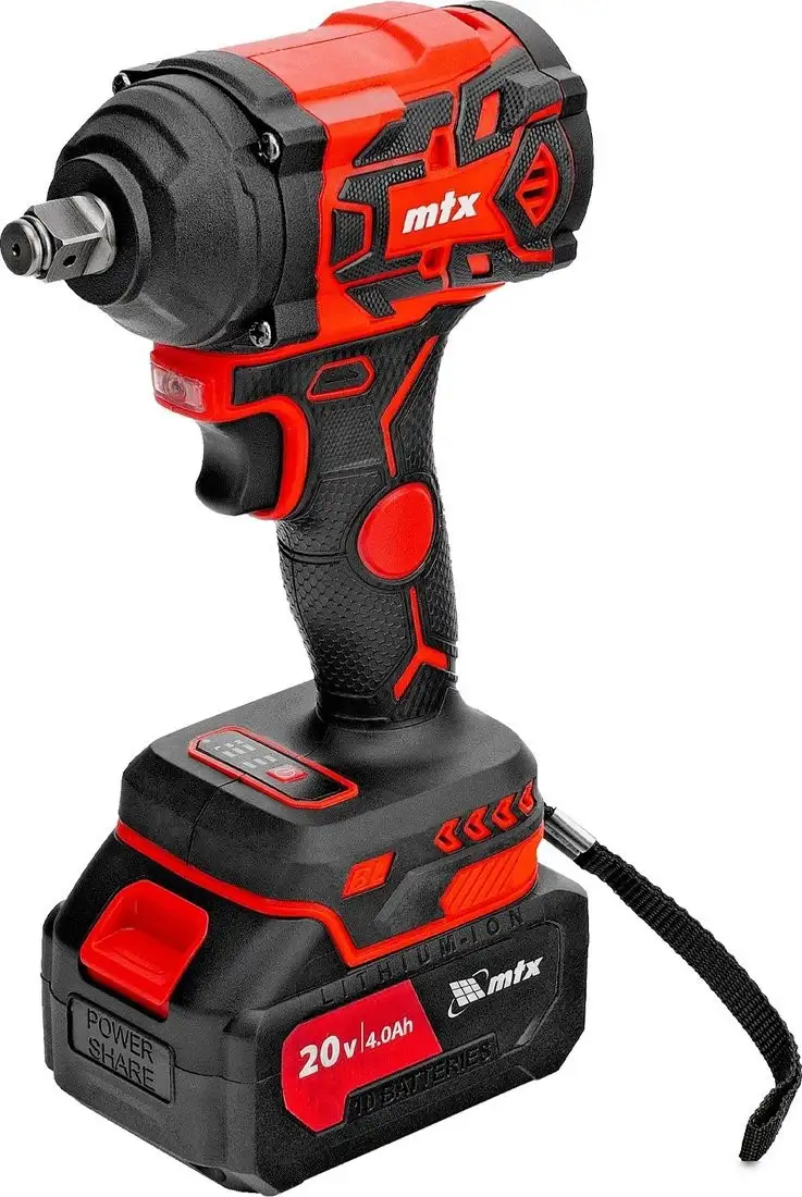 Гайковерт MTX CIWU-BL-20-600 (с 1-им АКБ, кейс) – фото товара