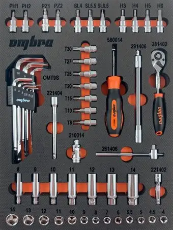 Универсальный набор инструментов Thorvik OMT54STE (54 предмета) – изображение в каталоге
