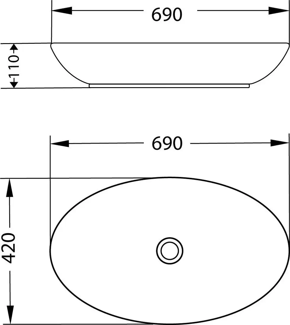Умывальник Lauter 21571 + Moon 21СК8691BS - фото товара
