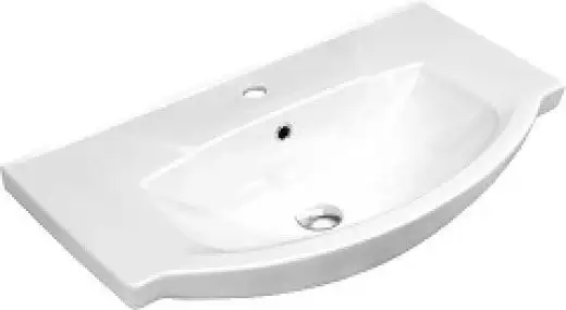 Runo Тумба с умывальником Runo Неаполь 75 + Элеганс 75 (напольная, белый) – фото товара