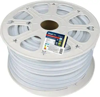 Гибкий неон Uniel ULS-N21-2835-120LED/m-8mm-IP67-220V-8W/m-50M-YELLOW – изображение в каталоге