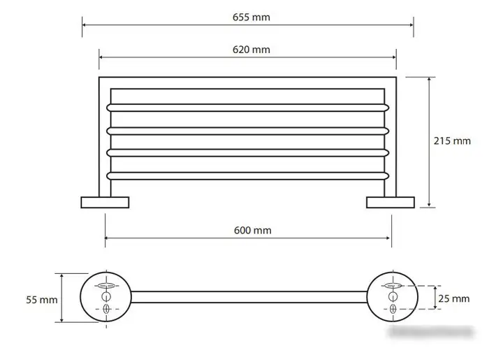 Полка для полотенца Bemeta Omega 104205082 – фото товара
