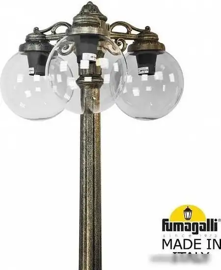 Городской фонарь Fumagalli Gigi Bisso/G250 3L DN. FU_G25.156.S30.BZF1RDN – фото товара
