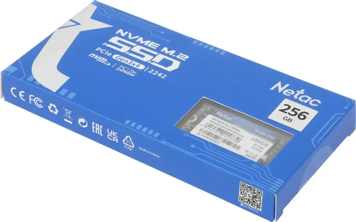SSD Netac NV30ES 256GB NT01NV30ES-256-E4X – фото товара