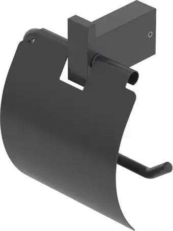 Держатель для туалетной бумаги Cezares SLIDER-PH-NOP (черный матовый) – изображение в каталоге