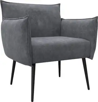 Интерьерное кресло Лига диванов Лига-083 132323 (велюр Brut 16 темно-серый) – изображение в каталоге