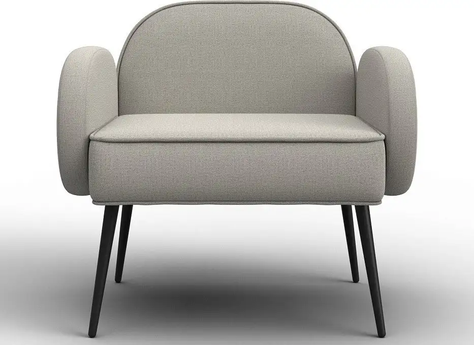 Интерьерное кресло Лига диванов Лига-086 132427 (рогожка Амур 02 бежевый) – фото товара