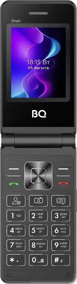 Кнопочный телефон BQ BQ-2411 Shell (черный) – фото товара