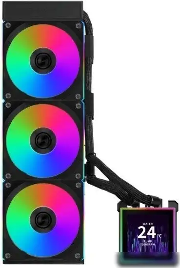 Система жидкостного охлаждения для процессора Lian Li HydroShift II LCD-S 360CL G89.GHS2LCDS36CB.R0 – фото товара