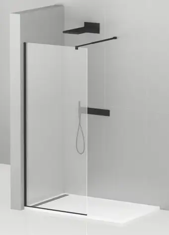 Душевая стенка Cezares LIBERTA-L-1-125-C-NERO