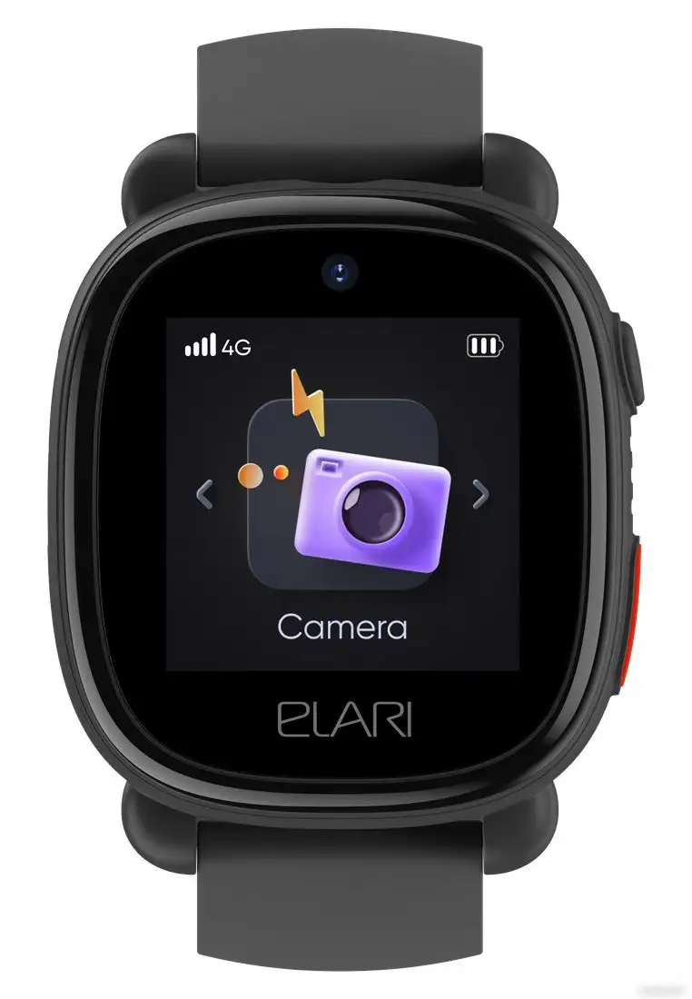 Детские умные часы Elari KidPhone 4G Lite (черный) – фото товара