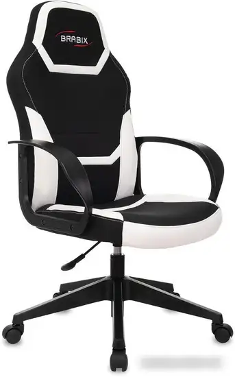 Офисное кресло Brabix Alpha GM-018 532640 (черный/белый) – изображение в каталоге