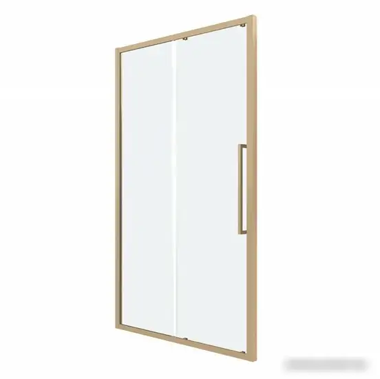 Душевая дверь Grossman Cosmo 120x195 100.K33.02.120.32.00 (золото сатин/стекло прозрачное) - фото товара