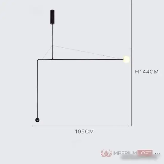 Подвесная люстра ImperiumLoft Lines-11 140826-26 – фото товара