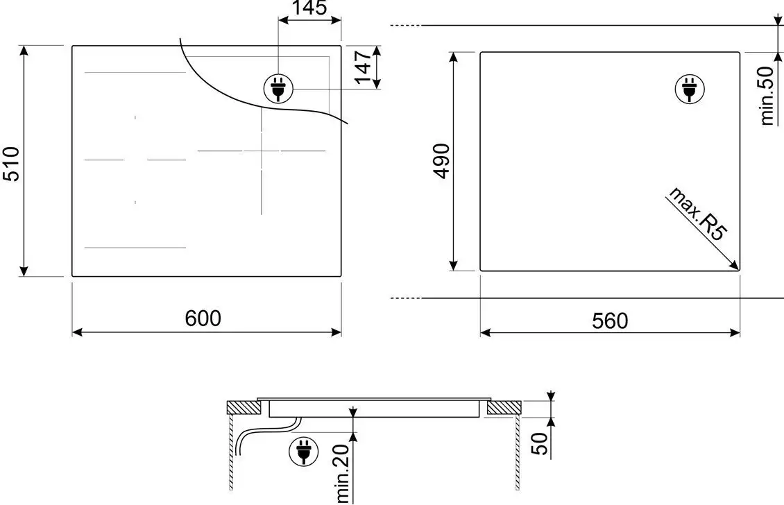 Варочная панель Smeg SI1M5633D1 - фото товара
