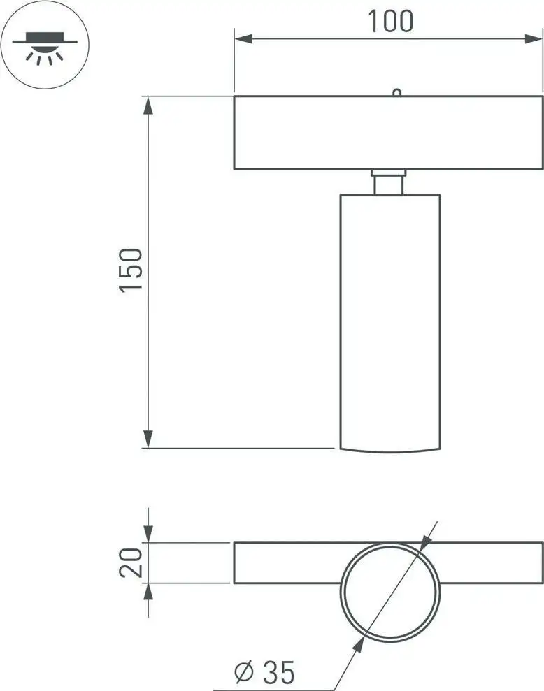 Трековый светильник Arlight Mag-Spot-25-R120-12W Warm3000 033678(1) – фото товара