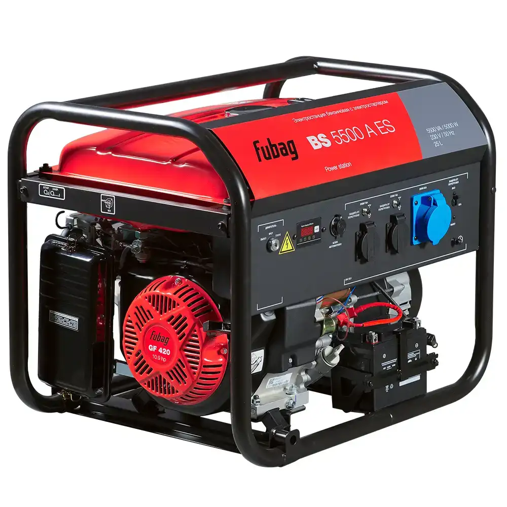 Бензиновый генератор Fubag BS 5500 A ES – фото товара