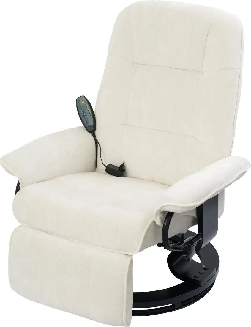 Массажное кресло Calviano 21 (бежевый плюш) – фото товара